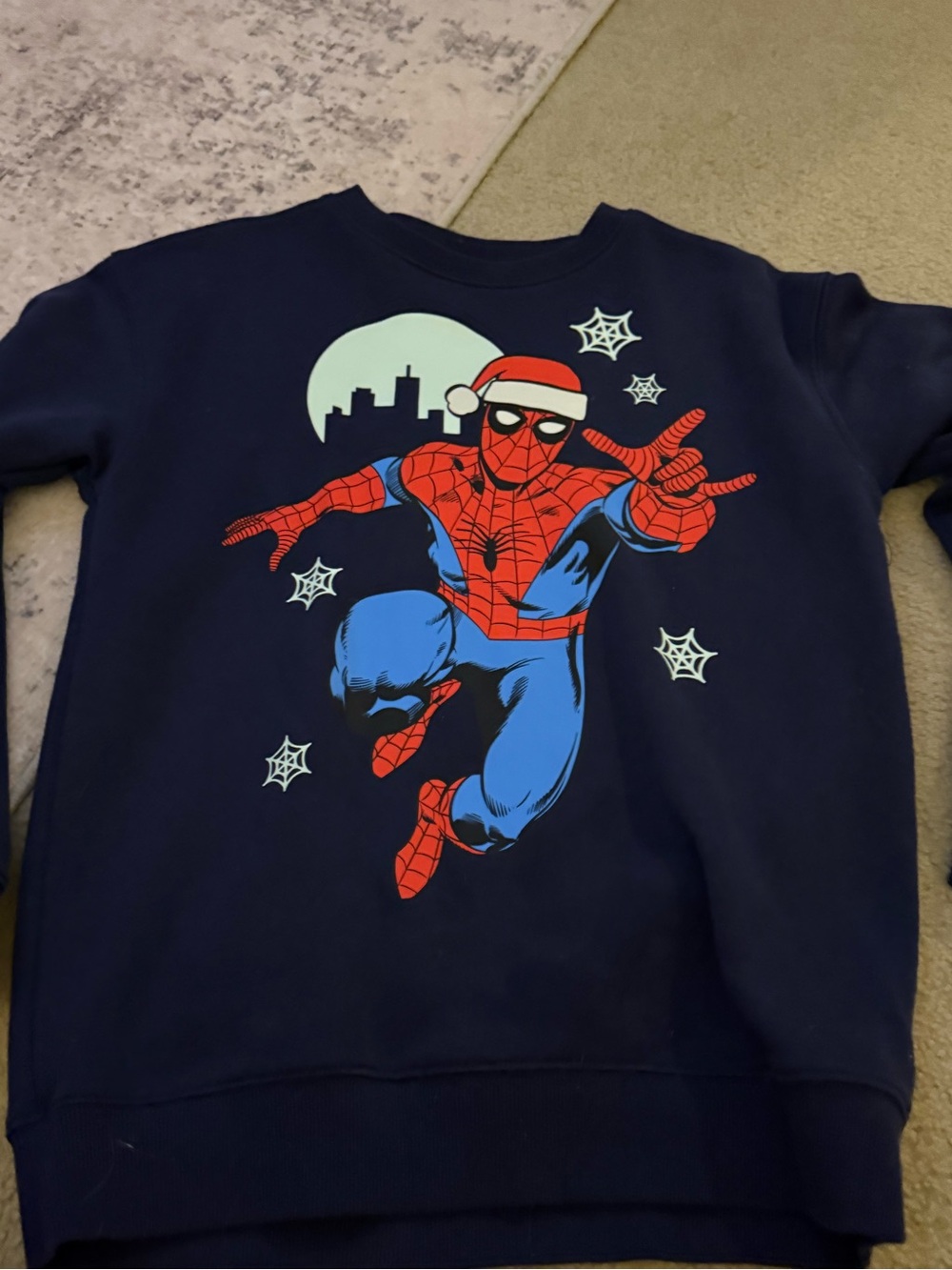 Boys Spider-Man Christmas Crew